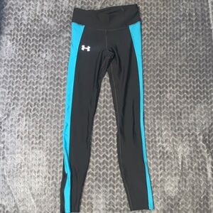 Under Armour Heat Gear Compression Full Length Running Leggings.  XS.